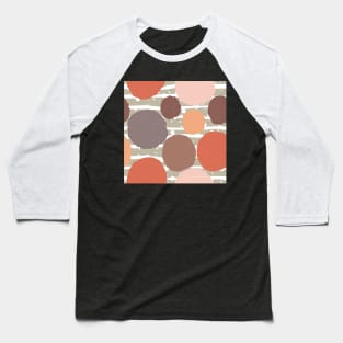 Terracotta Abstract Baseball T-Shirt